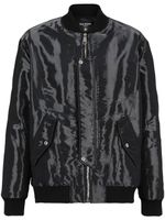 Balmain veste bomber à logo embossé - Noir Balmain veste bomber à logo embossé - Noir