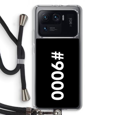 #9000: Xiaomi Mi 11 Ultra Transparant Hoesje met koord