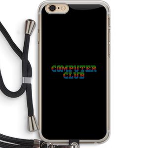Retro: iPhone 6 PLUS / 6S PLUS Transparant Hoesje met koord
