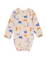 HEMA Meegroeiromper ecovero™ hondjes gebroken wit (gebroken wit)