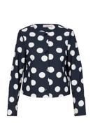Charlot polkadot jacket - darkblue/kit - 13490