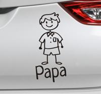 Auto bumper sticker genoemd lichaam
