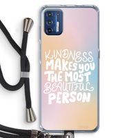 The prettiest: Motorola Moto G9 Plus Transparant Hoesje met koord