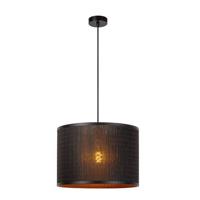 Lucide TAGALOG Hanglamp 1xE27 - Zwart - thumbnail