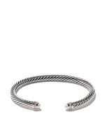 David Yurman bracelet en argent sterling Cable Classics serti de perles et de diamants - thumbnail