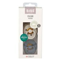 Bibs 2 Fopspeen Symmetric Duo Sand/iron 2