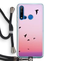 Fly away: Huawei P20 Lite (2019) Transparant Hoesje met koord