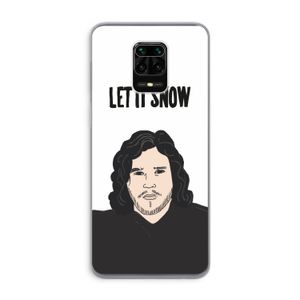 Let It Snow: Xiaomi Redmi Note 9 Pro Transparant Hoesje