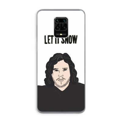 Let It Snow: Xiaomi Redmi Note 9 Pro Transparant Hoesje
