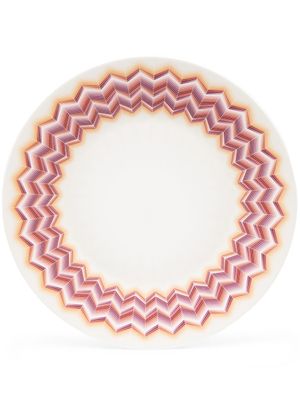 Missoni Home plateau Zig Zag Jarris - Blanc