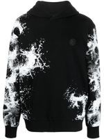 Plein Sport hoodie Splash Extreme en coton - Noir