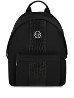 Philipp Plein sac à dos zippé à plaque logo - Noir - thumbnail