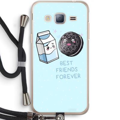 Best Friend Forever: Samsung Galaxy J3 (2016) Transparant Hoesje met koord