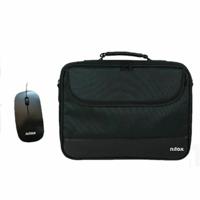 Laptoptas en Muis Nilox NXMOS5156BK 15,6" Zwart 16"