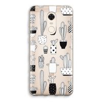 Cactusmotief: Xiaomi Redmi 5 Transparant Hoesje Cactusmotief: Xiaomi Redmi 5 Transparant Hoesje