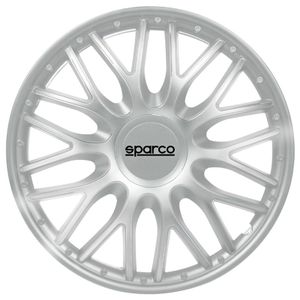 4-Delige Sparco Wieldoppenset Roma 13-inch zilver SP1396SV