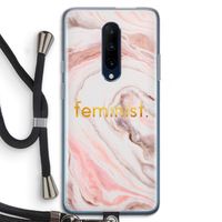Feminist: OnePlus 7 Pro Transparant Hoesje met koord