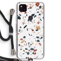 Terrazzo N°4: Pixel 4a 5G Transparant Hoesje met koord