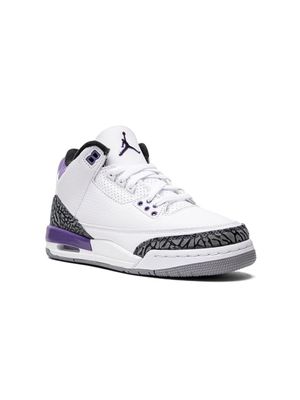 Jordan Kids baskets Air Jordan 3 Retro "Iris" - Blanc
