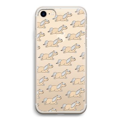 Ponys: iPhone 7 Transparant Hoesje
