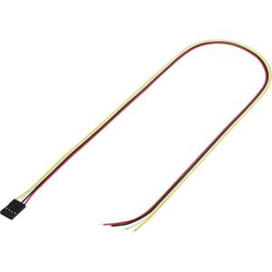 TRU COMPONENTS 1244004 Afgemonteerde kabel Totaal aantal polen: 4 Rastermaat: 2.54 mm 1 stuk(s)