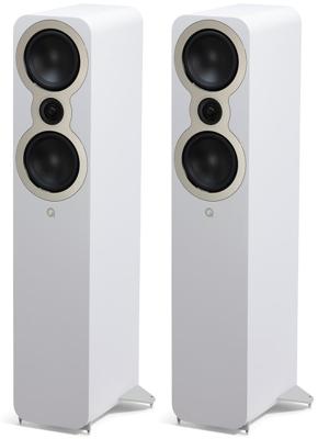 Q Acoustics 3050c Passieve Vloerstaande speaker - Wit(per paar)