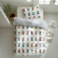 Kinderdekbedovertrek Katoen - 140x200 cm Meerkleurig - Dessin: Dieren - Fresh and Co Kids - Dekbed-Discounter.nl