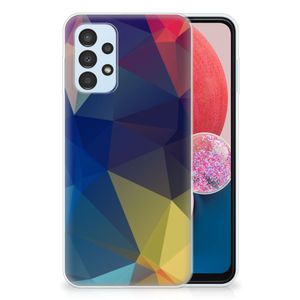 Samsung Galaxy A13 4G TPU Hoesje Polygon Dark