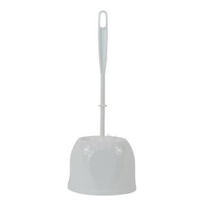 Witte toiletborstel / wc-borstel met houder 13 x 13 x 37,5 cm