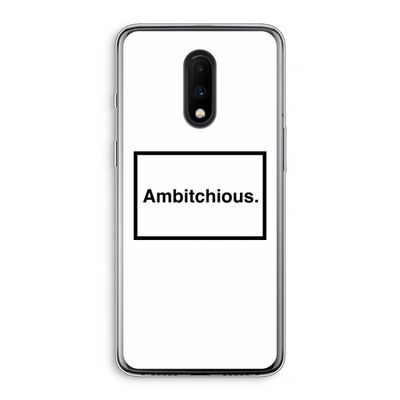 Ambitchious: OnePlus 7 Transparant Hoesje