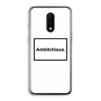 Ambitchious: OnePlus 7 Transparant Hoesje