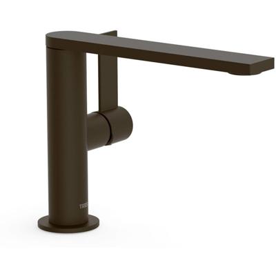 Wastafelkraan Tres Study | Opbouw | Draaibare uitloop | Mengkraan | Standaard model | 1-hendel | Rond | Zwart brons