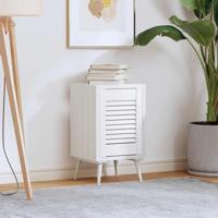 VidaXL Kastdeur louvre design 39,5x29,5 cm wit