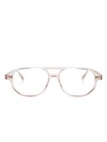 Moscot lunettes de vue Gazeektal à monture pilote - Rose