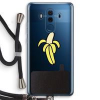 Banana: Huawei Mate 10 Pro Transparant Hoesje met koord
