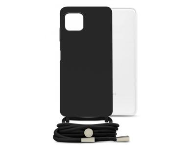 Mobilize Mobilize Lanyard Gelly Case for Samsung Galaxy A22 5G Black