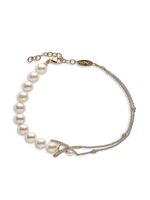 Yoko London bracelet Sleek en or 18ct orné de perles d'Akoya et diamants