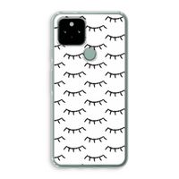 Wimpers: Google Pixel 5 Transparant Hoesje