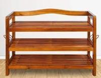 Monzana Schoenrekje - 3-laags - Hardhout - Acacia