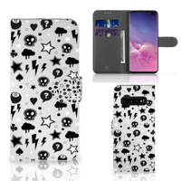 Telefoonhoesje met Naam Samsung Galaxy S10 Plus Silver Punk