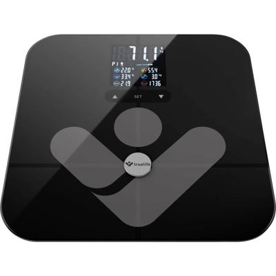 truelife FitScale W7 BT Personenweegschaal Digitaal Weegbereik (max.): 180 kg Zwart Met Bluetooth