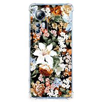 Case voor Xiaomi 12 Lite Dark Flowers