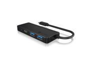 ICY BOX IB-HUB1423CR-C3 interface hub USB 3.2 Gen 1 (3.1 Gen 1) Type-C 5000 Mbit/s Zwart