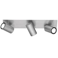 Trio Moderne plafondspotSeries 8024 3-lichts nikkel mat - 802400307