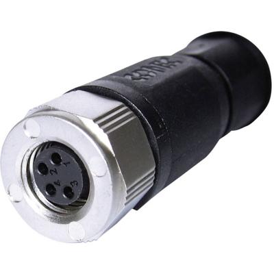 Conec 42-00008 Sensor/actuator connector, niet geassembleerd M8 Aantal polen (sensoren): 4 Bus, recht 1 stuk(s)