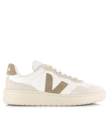 VEJA V-90 O.T. leather white taupe Leer Unisex
