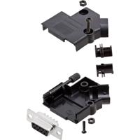 encitech D45PK-P-09-DMS-K 6355-0035-11 D-sub female connectorset 45 ° Aantal polen: 9 Soldeerkelk 1 set(s) - thumbnail