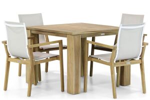 Lifestyle Atlanta/Brighton 100 cm dining tuinset 5-delig