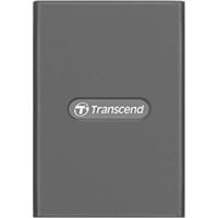 Transcend RDE2 Externe geheugenkaartlezer USB 3.2 Gen 2, SD Grijs - thumbnail