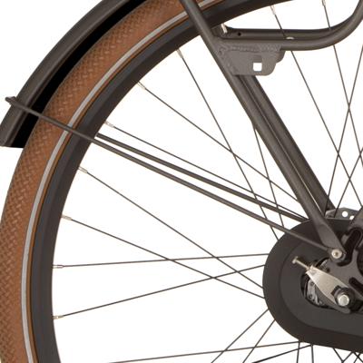 Cortina spatbordstang achter 28 foss iron black matt
